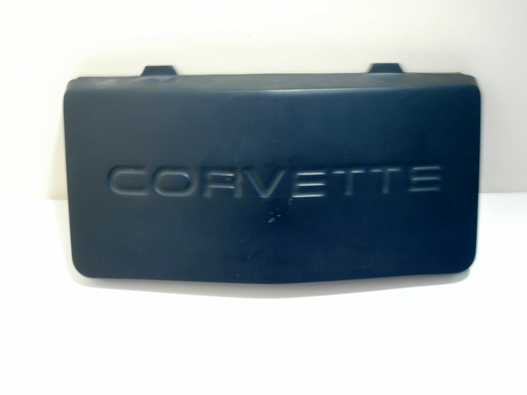 84-90 Corvette Front License Plate Filler NOS Original 14049269